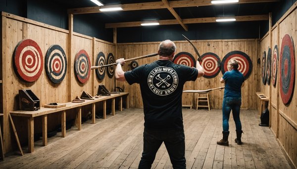 Découvrez l'excitation du lancer de hache au viking hache club de tarbes